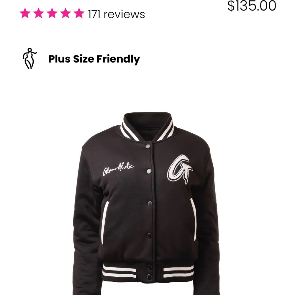 Glamaholic Lifestyle ESSENTIAL VARSITY JACKET